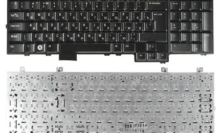 Клавиатура для ноутбука Dell Studio 1735, 1736, 1737, 1738 Black, RU, Glossy