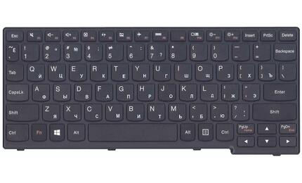 Клавиатура для ноутбука Lenovo IdeaPad (Yoga 11) Black, (Black Frame), RU - фото 2