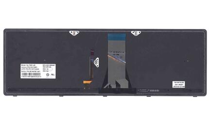 Клавиатурадля ноутбука Lenovo IdeaPad (G505S, Z510) с подсветкой (Light), Black, (Silver Frame), RU - фото 3