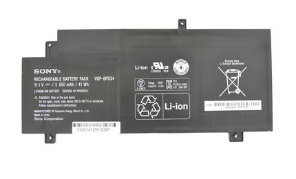 Аккумуляторная батарея для ноутбука Sony VAIO VGP-BPS34 SVF15A 11.1V Black 3650mAh Orig Аккумуляторная батарея для ноутбука Sony VAIO VGP-BPS34 SVF15A 11.1V Black 3650mAh Orig