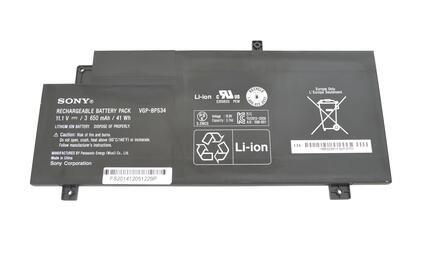 Аккумуляторная батарея для ноутбука Sony VAIO VGP-BPS34 SVF15A 11.1V Black 3650mAh Orig Аккумуляторная батарея для ноутбука Sony VAIO VGP-BPS34 SVF15A 11.1V Black 3650mAh Orig - фото 4