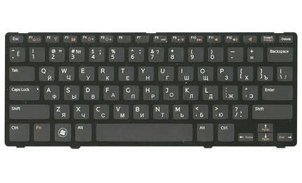 Клавиатура для ноутбука Dell Inspiron (5323, 5423) Black, (Black Frame), RU - фото 2