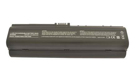 Усиленная аккумуляторная батарея для ноутбука HP Compaq EV089AA Pavilion DV6000 10.8V Black 8800mAh OEM - фото 4