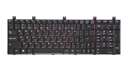 Клавиатура для ноутбука Roverbook Explorer (W700) Black, RU - фото 2