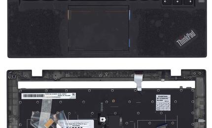 Клавиатура для ноутбука Lenovo Thinkpad X1 Carbon Gen 2 (2014) Black с подсветкой (Light), (Black Frame), RU