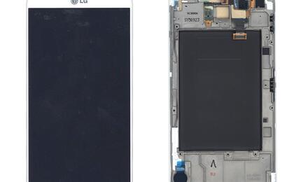 Матрица с тачскрином (модуль) для LG OPTIMUS G PRO E980 E985 F240L/K/S с рамкой белый
