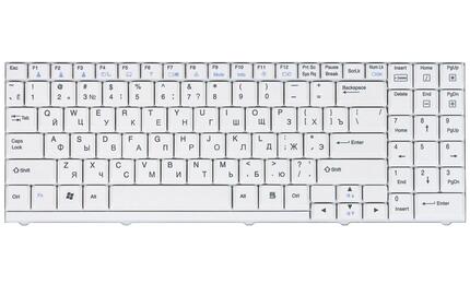 Клавиатура для ноутбука LG (R500, LW60, LW70, LW65, LW75, LGW6) White, (White Frame), RU - фото 2