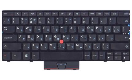 Клавиатура для ноутбука Lenovo ThinkPad Twist (230U, S230, S230I) с указателем (Point Stick) Black, Black Frame, RU - фото 2