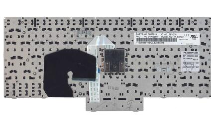 Клавиатура для ноутбука Lenovo ThinkPad Twist (230U, S230, S230I) с указателем (Point Stick) Black, Black Frame, RU - фото 3