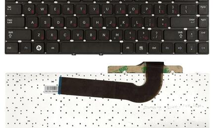 Клавиатура для ноутбука Samsung (Q430, QX410, SF410) Black, (No Frame), RU