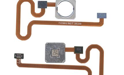 Шлейф со сканером отпечатка пальца для Xiaomi Mi Mix 2s белый