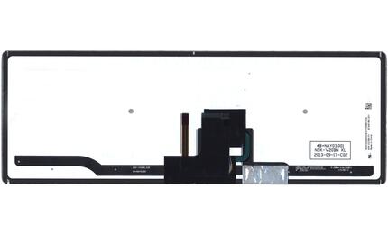 Клавиатура для ноутбука Toshiba Tecra (Z40) с подсветкой (Light), с указателем (Point Stick) Black, Gray Frame RU - фото 3