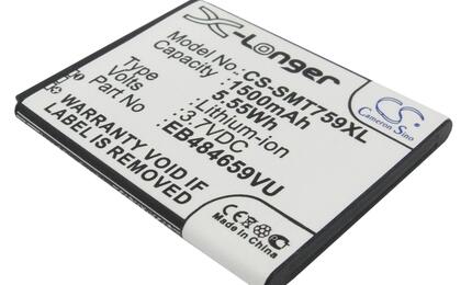 Аккумуляторная батарея для смартфона Samsung CS-SMT759XL Galaxy W GT-I8150 3.7V White 1500mAh 5.55Wh