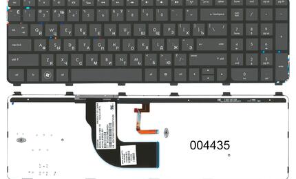 Клавиатура для ноутбука HP Pavilion (DV7-7000) Black, (Black Frame), RU HP Pavilion (DV7-7000) с подсветкой (Light) Black, (Black Frame) RU