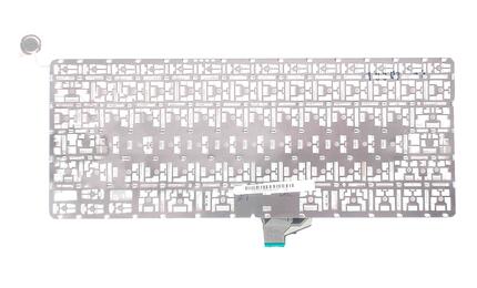 Клавиатура для ноутбука Apple MacBook (A1342) White (горизонтальный энтер), RU - фото 3