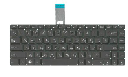 Клавиатура для ноутбука Asus N46, N46J, N46JV, N46V, N46VB, N46VJ, N46V, N46VM, N46VZ с подсветкой (Light) Black, RU - фото 2