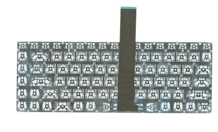 Клавиатура для ноутбука Asus N46, N46J, N46JV, N46V, N46VB, N46VJ, N46V, N46VM, N46VZ с подсветкой (Light) Black, RU - фото 3