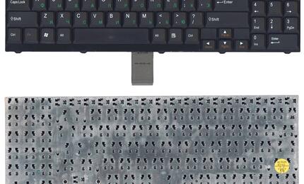 Клавиатура для ноутбука DNS (0116103) Black, (Black Frame) RU