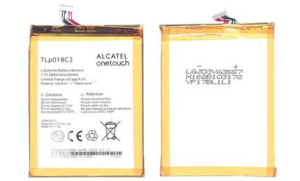 Аккумуляторная батарея для смартфона Alcatel TLP018C2 One Touch Idol Ultra 6033 3.7V White 1800mAh 6.66Wh