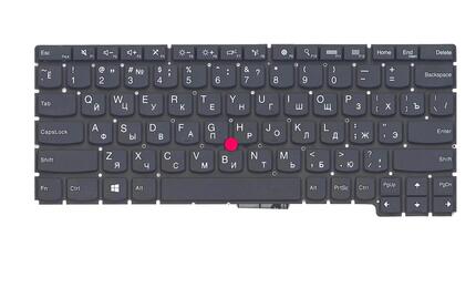 Клавиатура для ноутбука Lenovo ThinkPad X1 (Helix) с указателем (Point Stick) Black, (No Frame), RU - фото 2