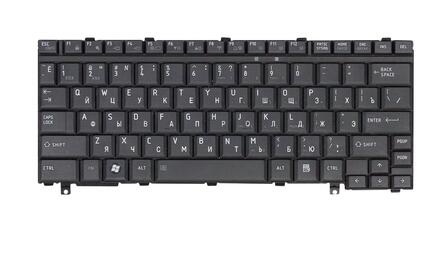 Клавиатура для ноутбука Toshiba Satellite (U300, U305, Tecra M8) Black, RU - фото 2