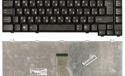 Клавиатура Toshiba Satellite (F20 F25 F30 G20 G25 G30 G35 Satellite A10 A15 A20 A25 A30 A40 A50 A55 A70 A75 A80 A100 A105 1400 1410 1900 2400 M30 M35 M40 M45 M50 M55 P10 P20 P30 ) Black, RU (вертикальный энтер)