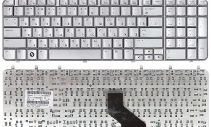 Клавиатура для ноутбука HP Pavilion (DV7-1000) Silver, RU