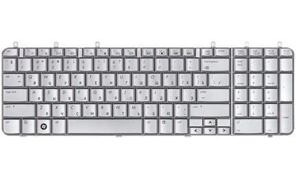 Клавиатура для ноутбука HP Pavilion (DV7-1000) Silver, RU - фото 2
