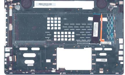 Клавиатура для ноутбука Asus (N76V) Black, с подсветкой (Light), (Silver TopCase), RU - фото 3