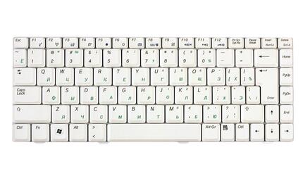 Клавиатура для ноутбука Asus (W5, W6, W7) White, RU - фото 2