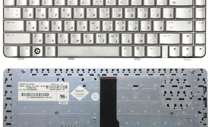 Клавиатура для ноутбука HP Pavilion (DV3000, DV3500) Silver, RU