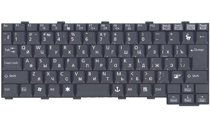 Клавиатура для ноутбука Fujitsu LifeBook (P7230) Black, RU - фото 2