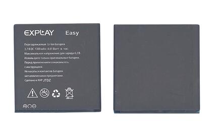 Аккумуляторная батарея для смартфона Explay Easy 3.7V Black 1300mAh 4.81Wh