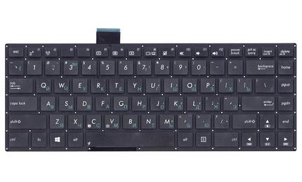 Клавиатура для ноутбука Asus VivoBook (S400CA, S451, S401) Black, (No Frame), RU - фото 2