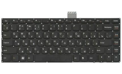 Клавиатура для ноутбука Lenovo IdeaPad (U300) Black, (No Frame), RU - фото 2
