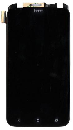 Матрица с тачскрином (модуль) для HTC One X S720e G23 черный с рамкой