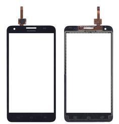 Тачскрин (Сенсорное стекло) для смартфона Huawei Honor 3X (G750) черный