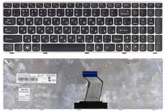 Клавиатура для ноутбука Lenovo IdeaPad (Z560, Z565, G570, G770) Black, (Bronze Frame), RU