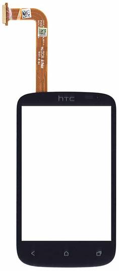 Тачскрин (Сенсорное стекло) для смартфона HTC Desire C A320e черный