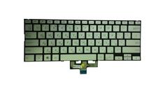 Клавиатура для ноутбука Asus ZenBook UX433FA с подсветкой (Light), Silver, (No Frame) RU