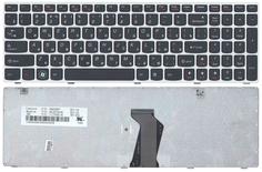 Клавиатура для ноутбука Lenovo IdeaPad (G580) Black, (White Frame), RU
