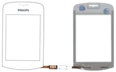 Тачскрин (Сенсорное стекло) для смартфона Philips Xenium X518 белый
