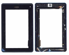 Тачскрин (Сенсорное стекло) для планшета Acer Iconia Tab B1-A71 черное c рамкой