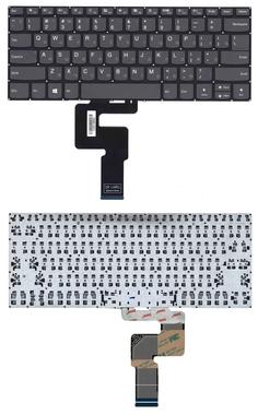 Клавиатура для ноутбука Lenovo Yoga (520-14IKB, 720-15IKB) Black (No Frame) RU