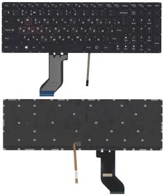 Клавиатура для ноутбука Lenovo IdeaPad (Y700, Y700-15ISK) с подсветкой (Light), Black, (No Frame), RU