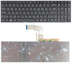 Клавиатура для ноутбука Samsung (RC710) с подсветкой (Light), Black, (No Frame) RU