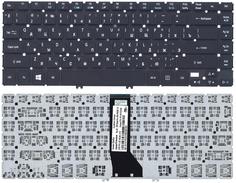 Клавиатура для ноутбука Acer Aspire R7-571, R7-571G, R7-572, R7-572G с подсветкой (Light), Black, (No Frame), RU