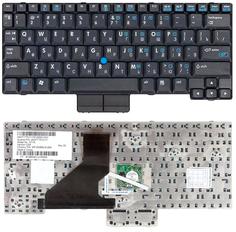 Клавиатура для ноутбука HP Compaq NC2400, nc2500, nc2510 с указателем (Point Stick) Black, RU