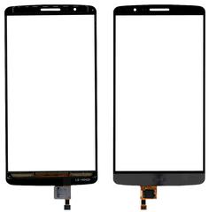 Тачскрин (Сенсорное стекло) для смартфона LG G3 D855 черный с серым