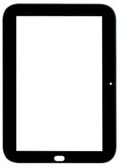Тачскрин (Сенсорное стекло) для планшета Lenovo Y1011 черный с рамкой